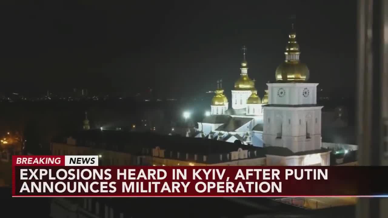 BREAKING NEWS: Russian President Vladimir Putin announces military operation in Ukraine