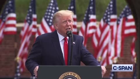 President Trump on Memorial Day (2020)