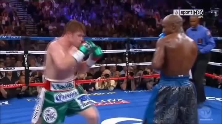 Epic moments Floyd Mayweather vs Canelo Álvarez