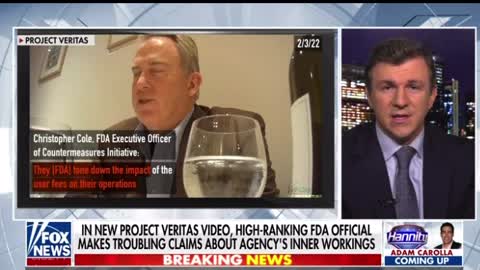 Hannity w/James O'Keefe on the CORRUPT FDA