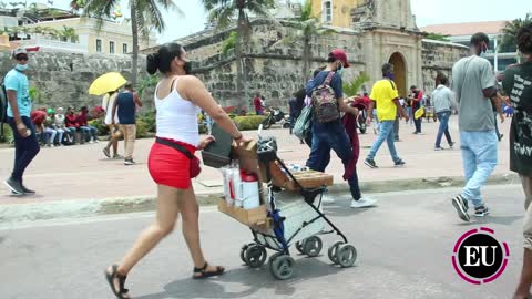 Primer plano de las marchas del 28 de abril en Cartagena [Video]