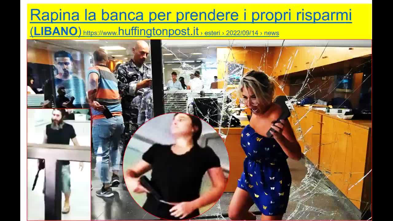 Rapina la banca per prendere i propri risparmi! (Libano)