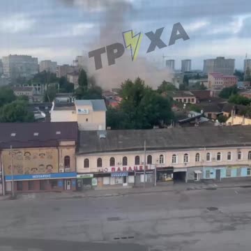 Arrival Of Russian Cruise Missiles On The Ukranainan Defence Facility In Kharkov