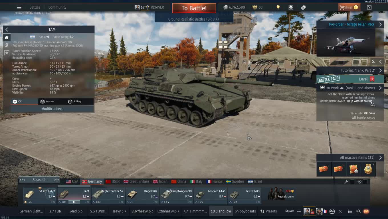 FRONT ENGINE/DRIVE ARMOR IN WAR THUNDER? - FAREEEEN TANKS!