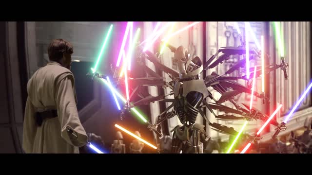 General Grievous way too many lightsabers.