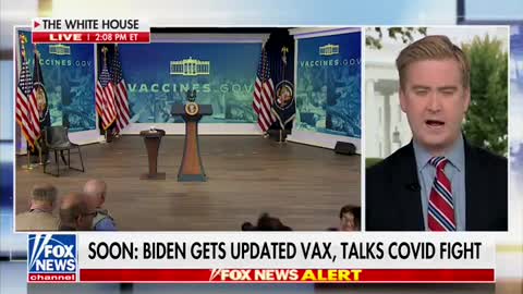 Doocy: "This is going to be President Biden's FIFTH COVID SHOT...but this is going to be the first one since he declared the pandemic is over."