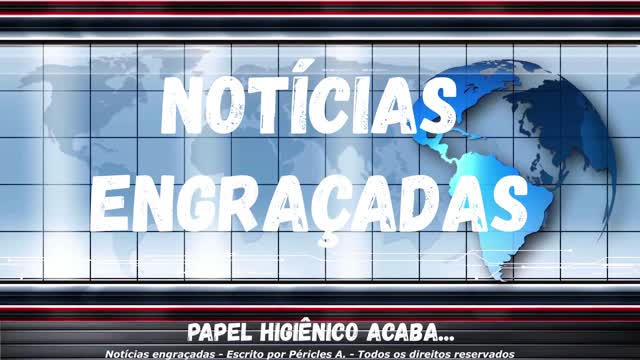 Notícias engraçadas: Papel higiênico acaba...