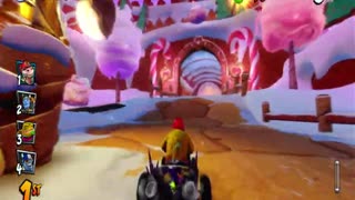 Crash Team Racing Nitro Fueled - Firefighter Dingodile Skin Gameplay