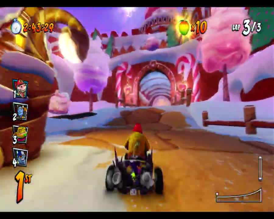 Crash Team Racing Nitro Fueled - Firefighter Dingodile Skin Gameplay