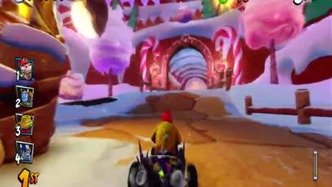 Crash Team Racing Nitro Fueled - Firefighter Dingodile Skin Gameplay