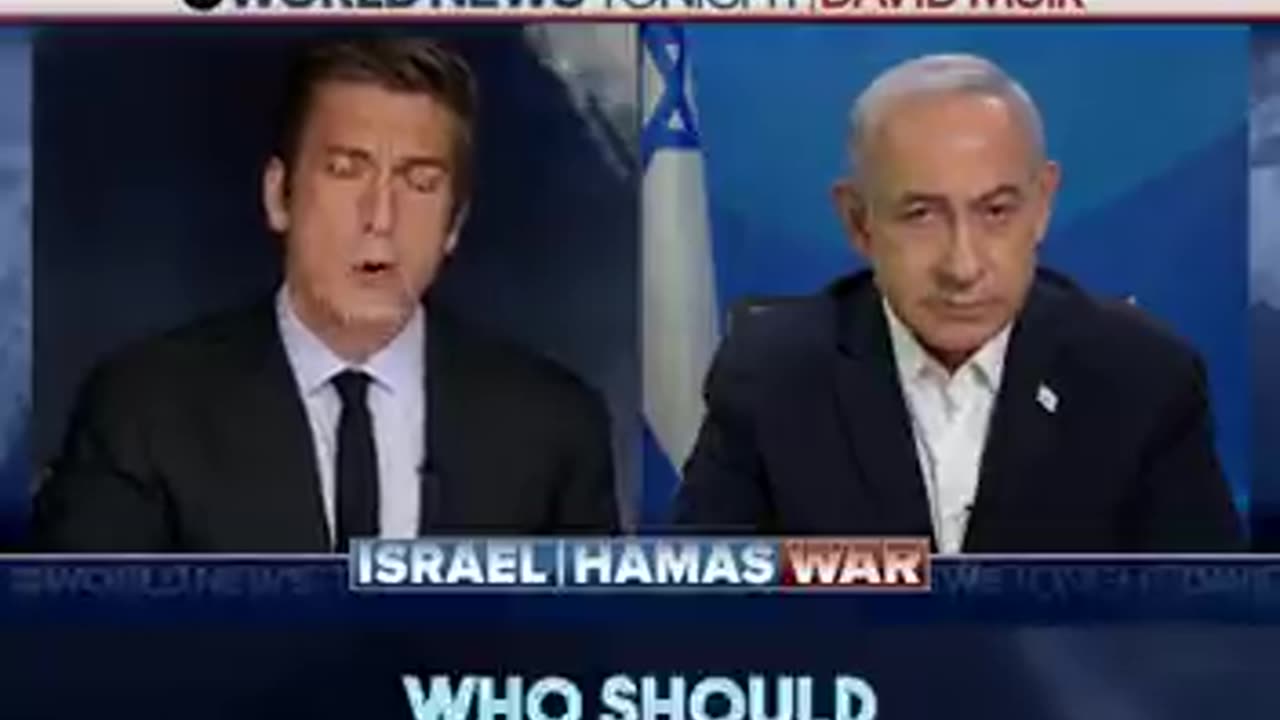 Netanyahu claims ISRAEL will govern Gaza after the war.