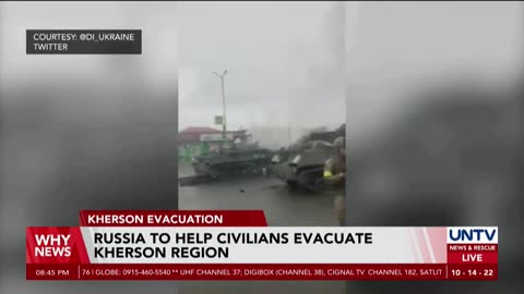 Russia to Help Civilians Evacuate Kherson Region