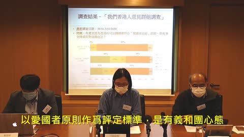 香港民研 2020 年 12 月 4 日發布會重點