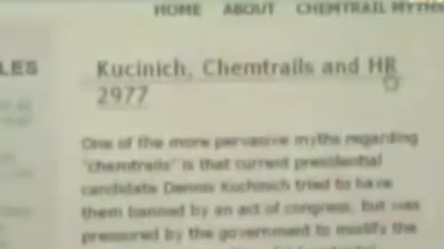 The chemtrails are everywhere