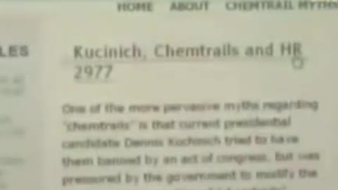 The chemtrails are everywhere