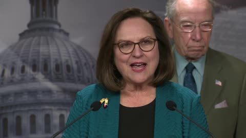 Sen Grassley GOP Senators hold a press conference on the Democrat crime wave that is causing chaos across American communities.