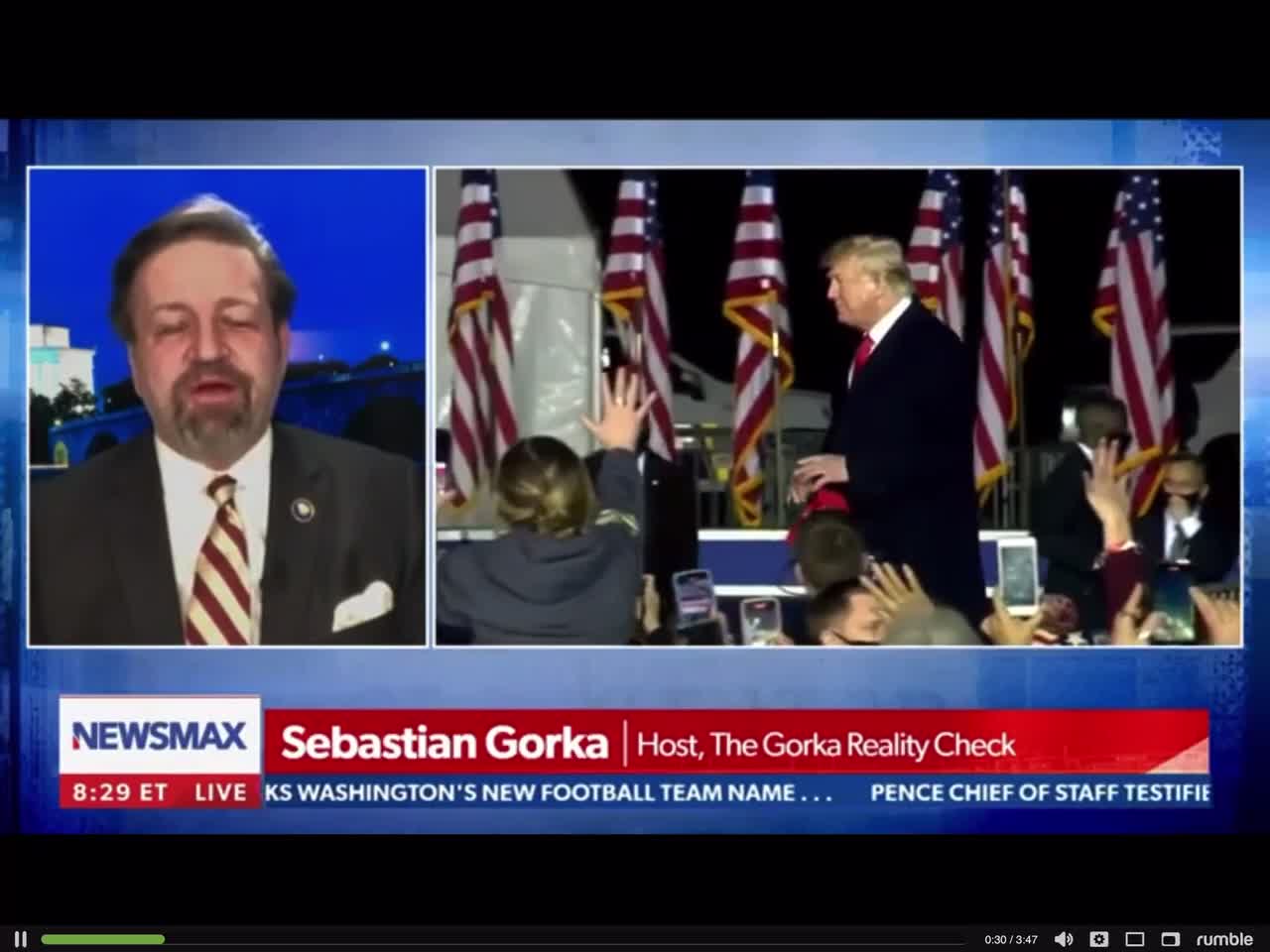 Dr Sebastian Gorka president Donald Trump is running in 2024 with one caveat