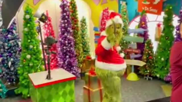 Guy makes the mistake of telling the Grinch he is late