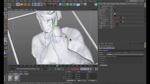 Usage tips from C4D: How to add water ripples and ripples.