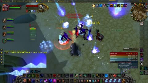 World of Warcraft Classic Druid Tanking in the desert temple of Zul Farrack