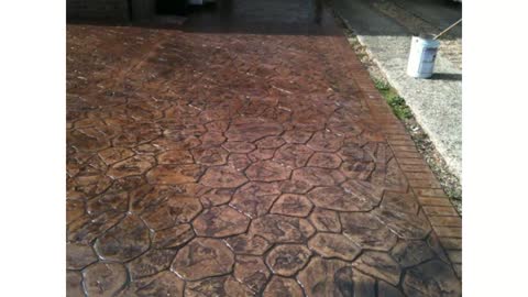 Imprinted Concrete Driveway | CustomCrete.ie