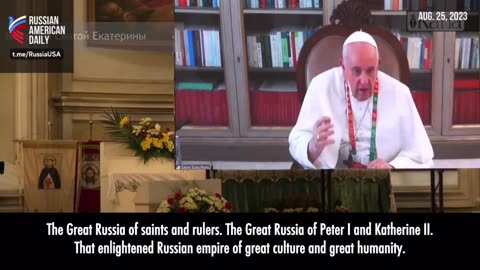 Pope Francis compliments Russian Catholics