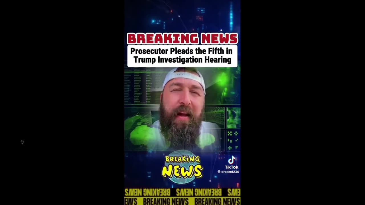 BREAKING NEWS. Prosecutor pleads the fifth in TRUMP investigation Hearing...