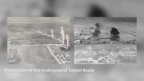 IDF: Destruction of an Attack Tunnel in the Area of the Central Gaza Corridor