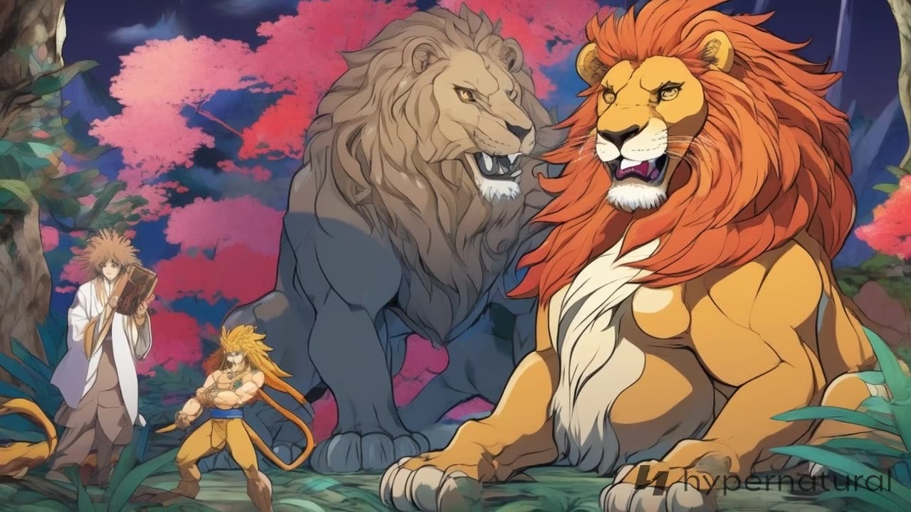 Dinasaur and lion inspiration story