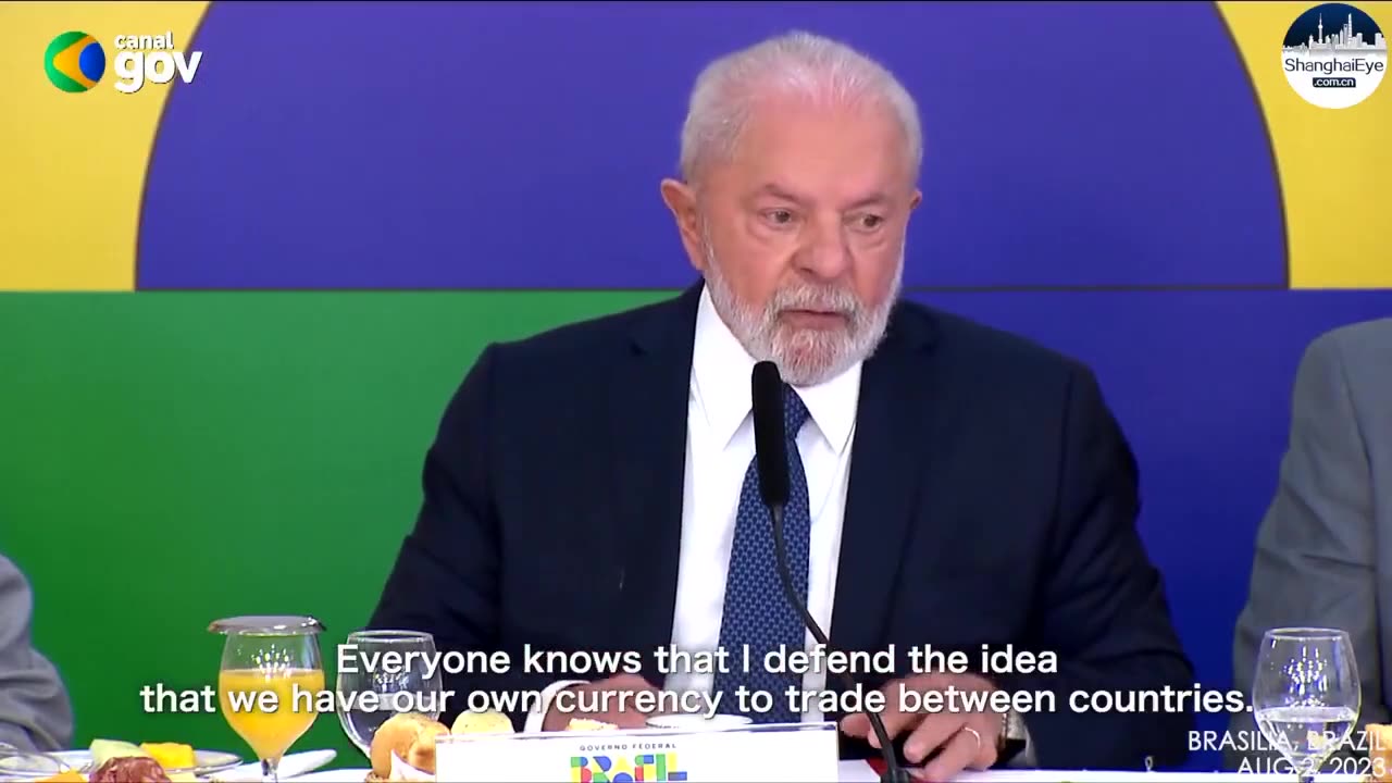 Brazil's President calls to End the US dollar's Trade Dominance.