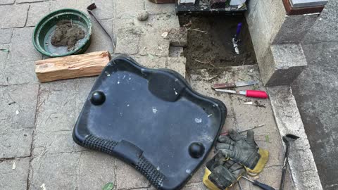 How to remove a broken PVC stem riser