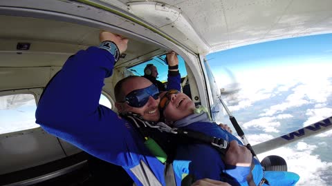 marcin tandem jump at irish parachute club