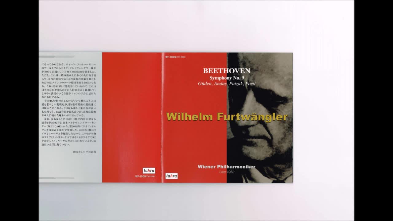 Beethoven - Symphony No.9 “Choral” Furtwangler Wiener