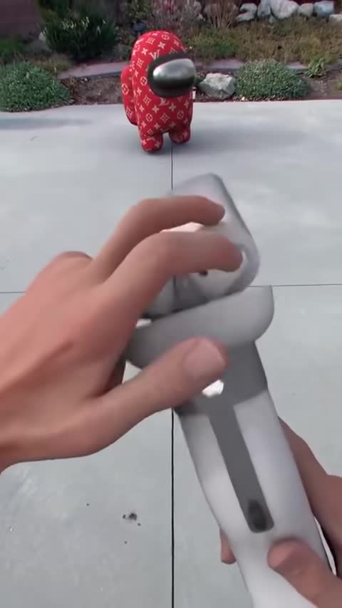 AirPods shooting in Among Us [more videos on my channel] #shorts