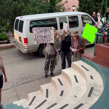 Mark Finchem Confronts Marxists at Copper Queen in Bisbee, AZ