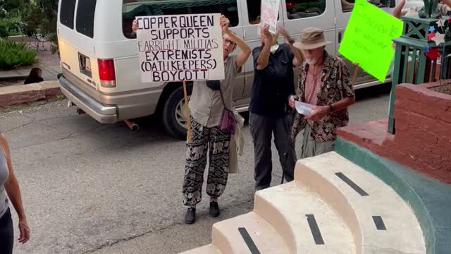 Mark Finchem Confronts Marxists at Copper Queen in Bisbee, AZ