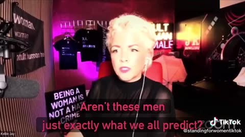 Man hates woman defending womens spaces