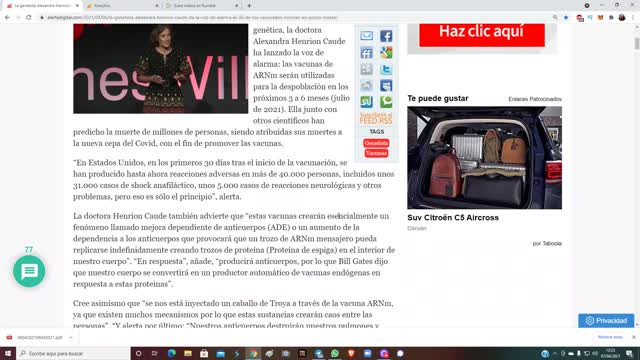 Genetista da la alarma: “El 30% de los vacunados morirán en pocos meses”