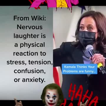 Kamala Harris creepy laugh exposes her soul