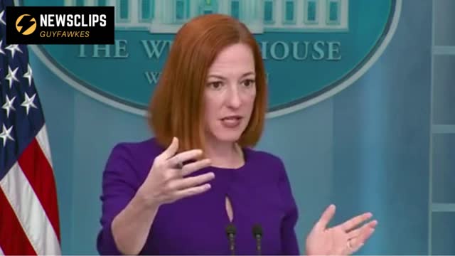 Jen Psaki Blames Again President Putin Gas Price Hike