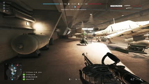 Battlefield 5 Double Trouble in the hanger.