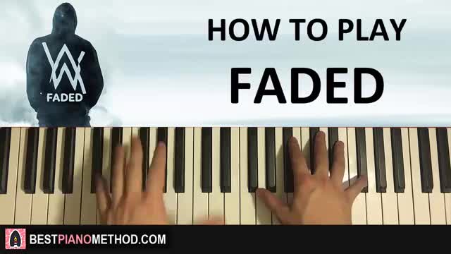 "Faded" by Alan Walker (Piano Tutorial)