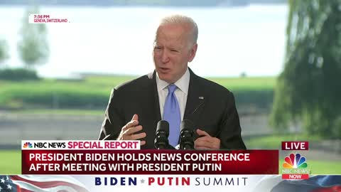 President Biden 'Jokes' About Invading Russia, Then Walks It Back