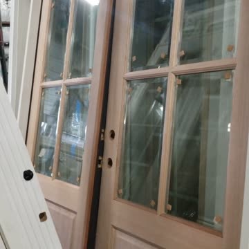 French Door Double 72x80 Wood Wood Mahogany Manufacturer Mill Direct Local Pick Up & Pallet Shipped