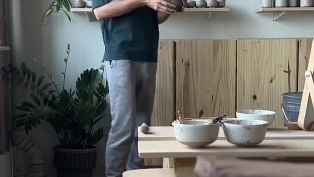 Another day another jar #pottery #asmr #satisfying.mp4
