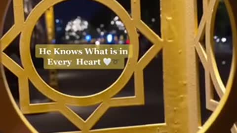 He knows what is in every heart