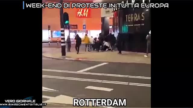 Week-end di proteste in tutta Europa - Vero Giornale 22.11.2021