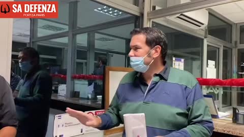 Delegazione manifestanti alla Rai di Cagliari