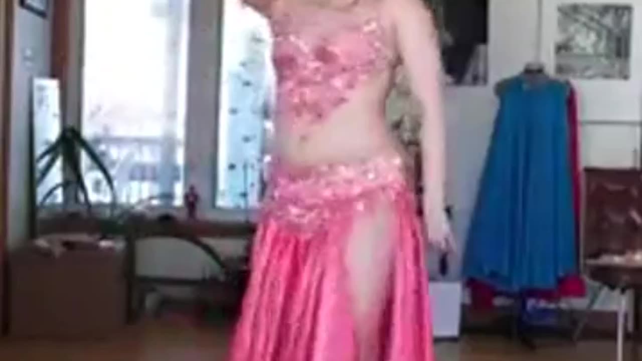 Beautiful girl Belly dance art caught in camera