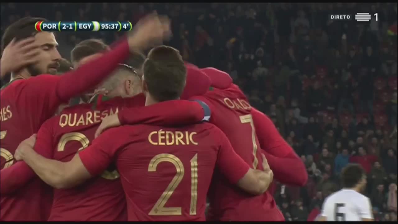 23-03-2018 - Portugal 2-1 Egypt (FRIENDLY)